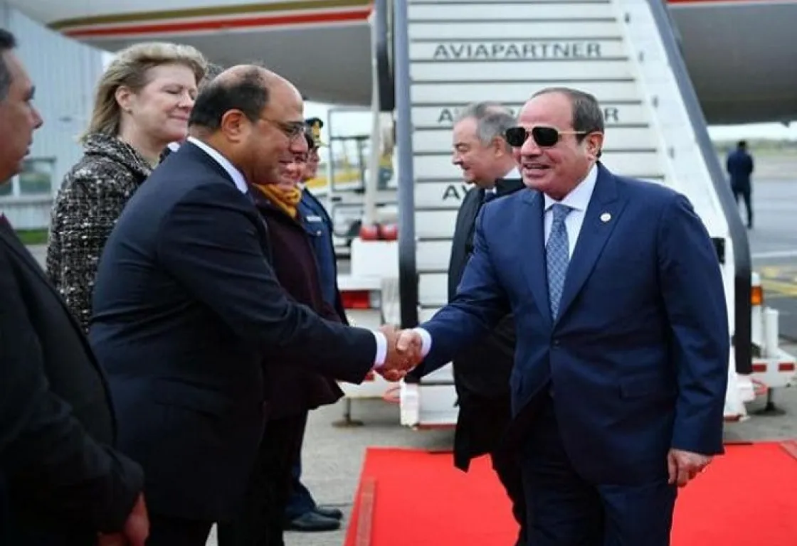 "صفعة" للإخوان.. استقبال حافل من الجالية المصرية للسيسي في بروكسل