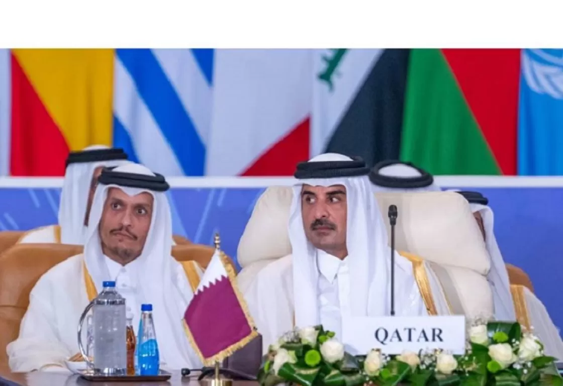 لماذا غادر أمير قطر "قمة السلام" دون إلقاء كلمة؟ لماذا غادر أمير قطر "قمة السلام" دون إلقاء كلمة؟