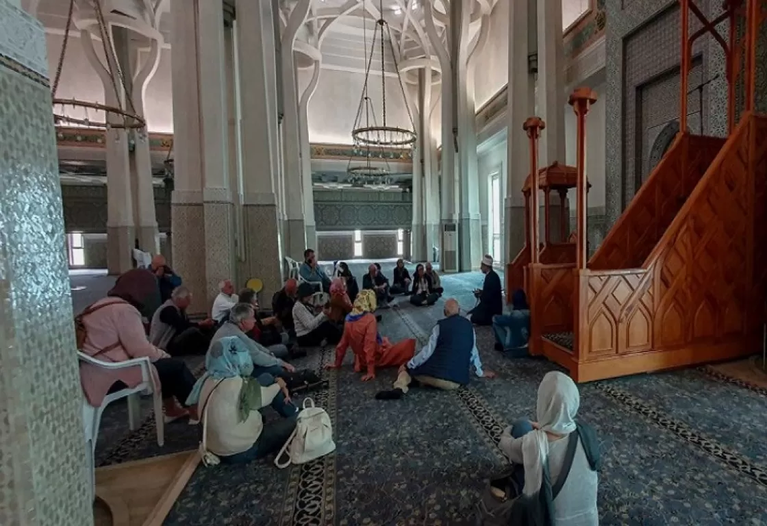 مسجد روما الكبير تحفة يزيّنها التراث المغربي مسجد روما الكبير تحفة يزيّنها التراث المغربي