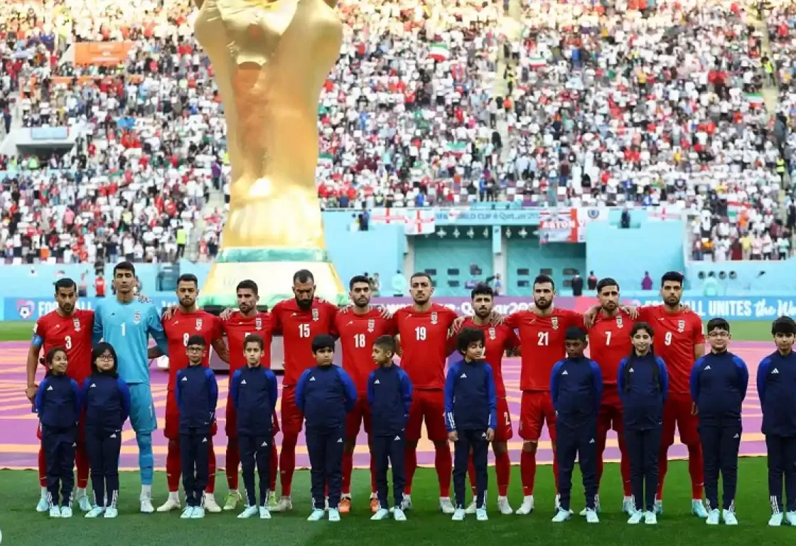خطوة قوية لدعم الاحتجاجات: منتخب إيران يرفض ترديد النشيد الوطني خطوة قوية لدعم الاحتجاجات: منتخب إيران يرفض ترديد النشيد الوطني