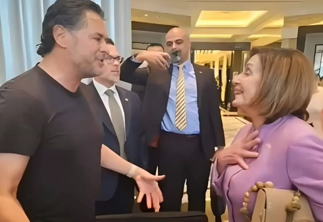 طلب لنانسي بيلوسي من راغب علامة في حفل الأمير حسين... فيديو طلب لنانسي بيلوسي من راغب علامة في حفل الأمير حسين... فيديو