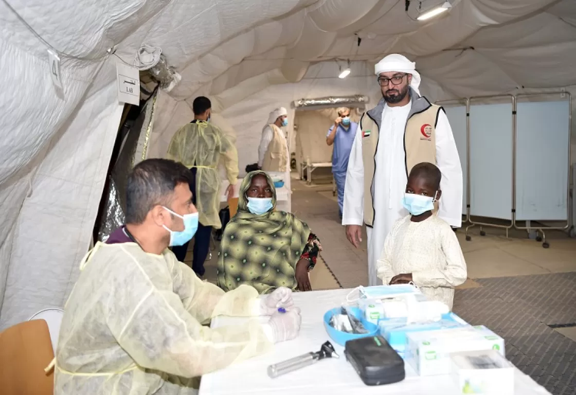 المستشفى الميداني الإماراتي في (أمدجراس) يسجل رقماً إنسانياً جديداً