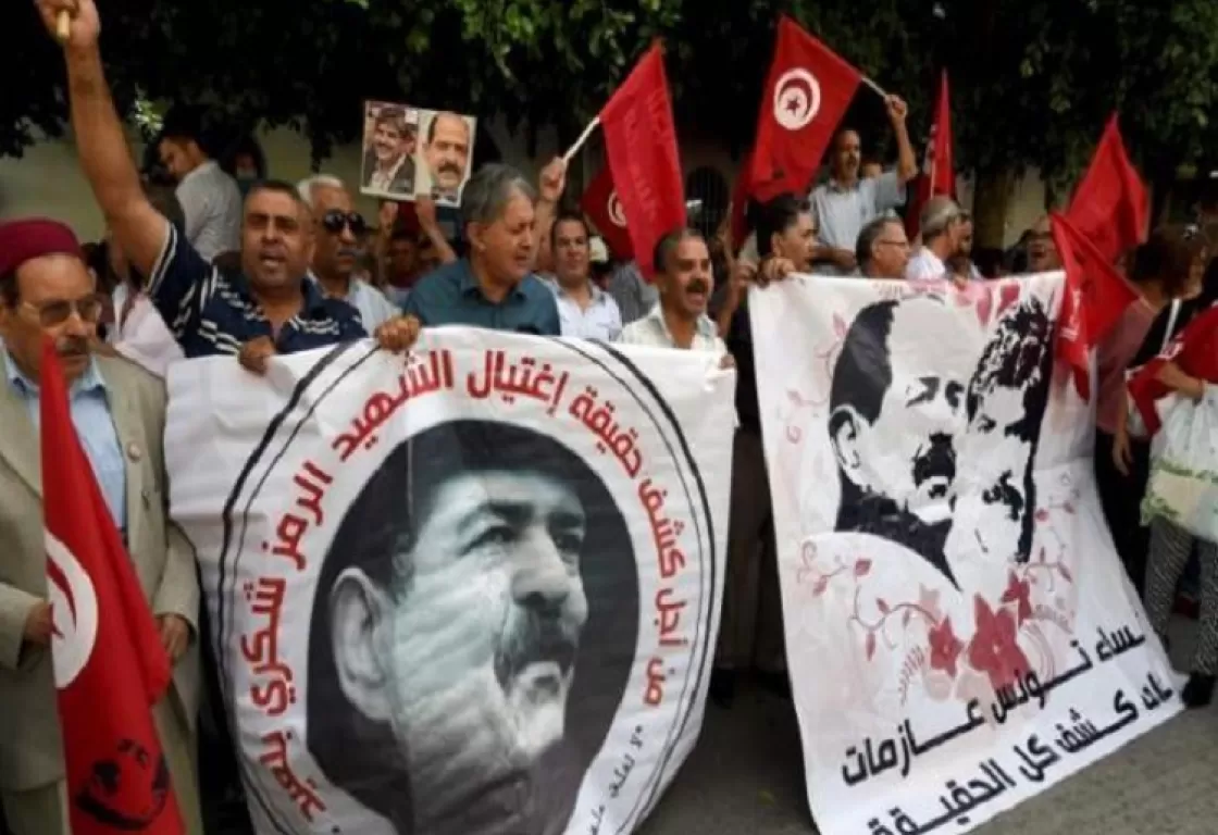 قضية اغتيال بلعيد تكشف إرهاب الإخوان في تونس.. ما الجديد؟ قضية اغتيال بلعيد تكشف إرهاب الإخوان في تونس.. ما الجديد؟
