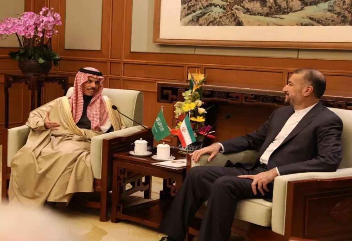 وزير خارجية السعودية يجتمع مع نظيره الإيراني... ماذا بحث اللقاء؟ وزير خارجية السعودية يجتمع مع نظيره الإيراني... ماذا بحث اللقاء؟
