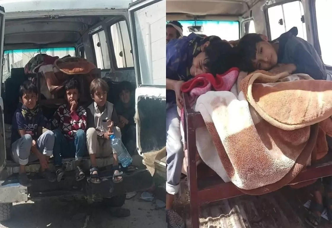 قصة طفل تكشف أبشع جرائمهم... الحوثيون يختطفون أطفال عمران لتجنيدهم قسراً قصة طفل تكشف أبشع جرائمهم... الحوثيون يختطفون أطفال عمران لتجنيدهم قسراً