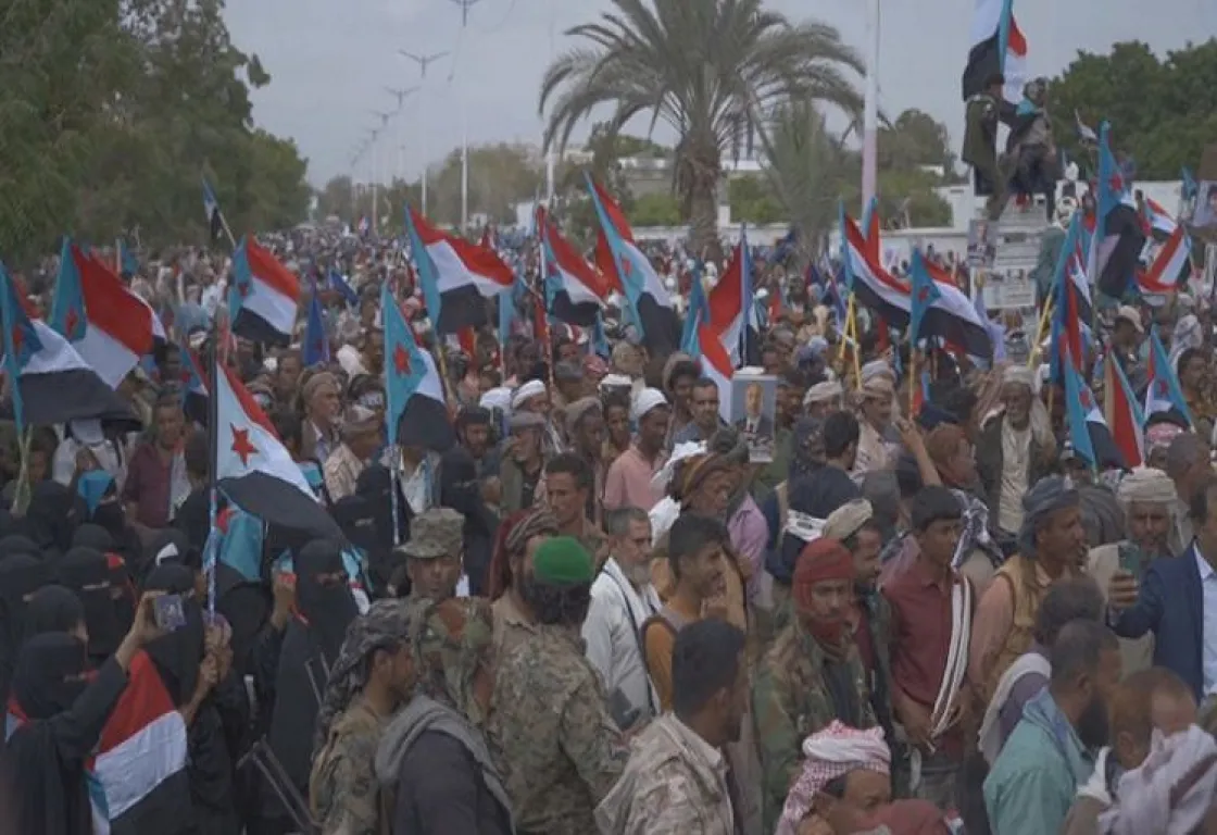 مليونية الضالع.. حشود تجدد الولاء لـ"الانتقالي الجنوبي"