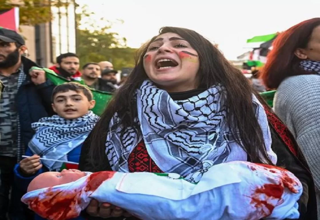 مستغلين الحرب الإسرائيلية على غزة... الإخوان يعودون إلى الشارع الألماني مستغلين الحرب الإسرائيلية على غزة... الإخوان يعودون إلى الشارع الألماني