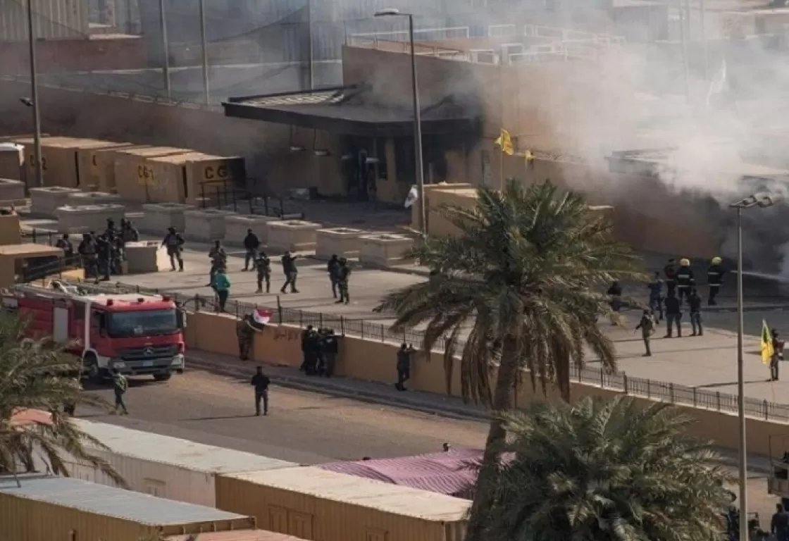 استهداف السفارة الأمريكية في العراق... وحكومة السوداني تُعلق استهداف السفارة الأمريكية في العراق... وحكومة السوداني تُعلق