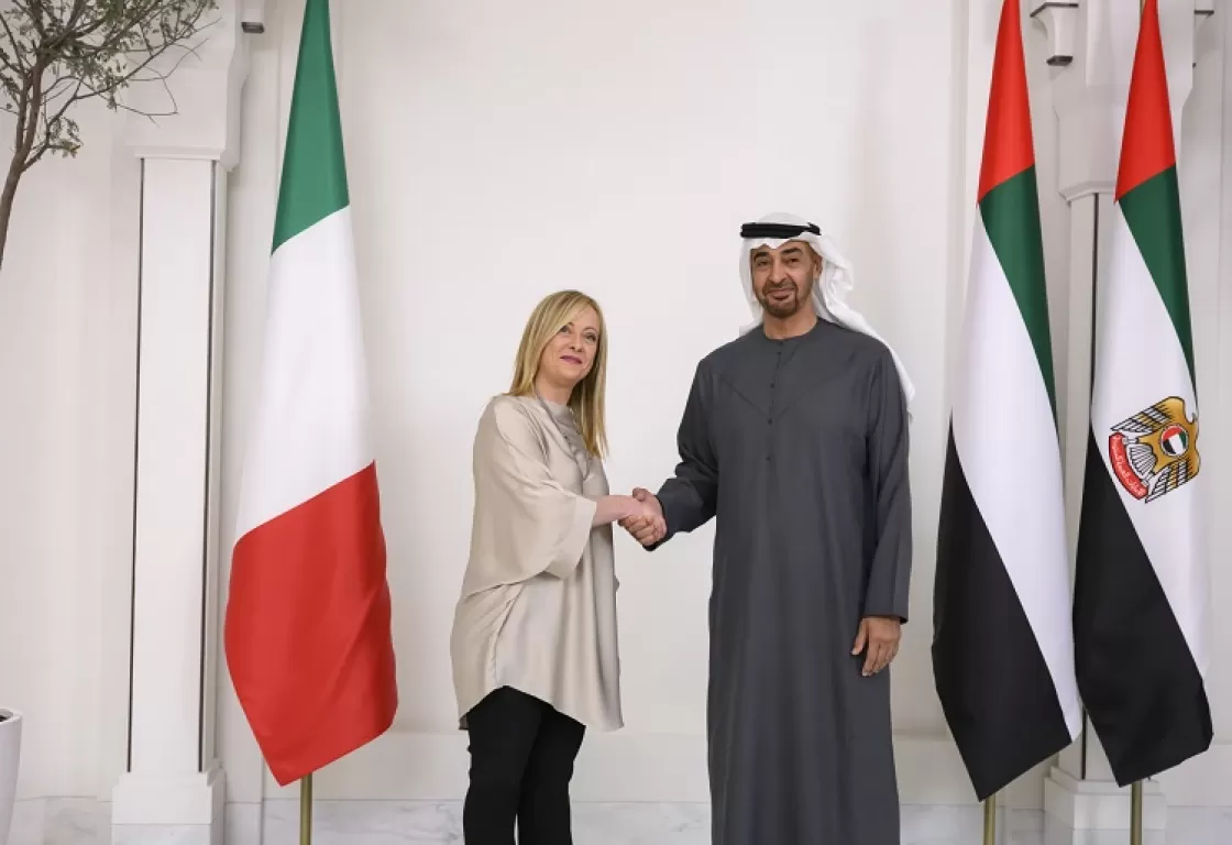 تعزيز الشراكة الاستراتيجية بين إيطاليا والإمارات... التفاصيل تعزيز الشراكة الاستراتيجية بين إيطاليا والإمارات... التفاصيل
