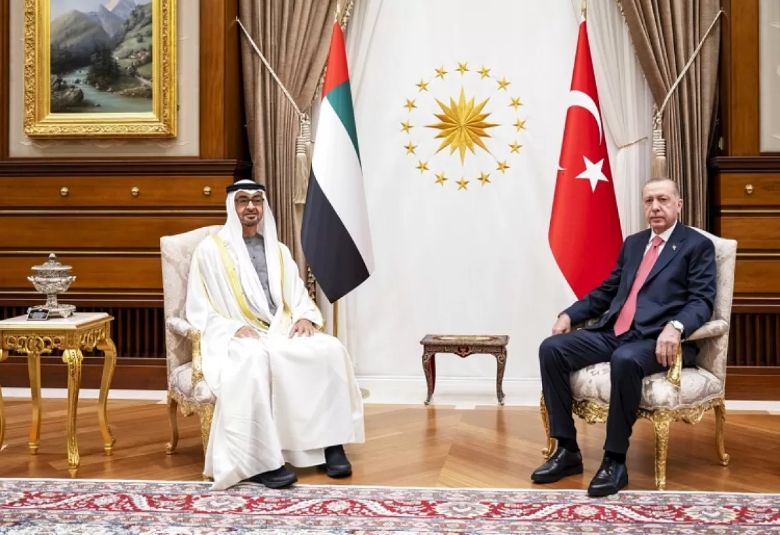 الإمارات وتركيا... زيارة محمد بن زايد هل تعزز التعاون الاستراتيجي؟ الإمارات وتركيا... زيارة محمد بن زايد هل تعزز التعاون الاستراتيجي؟