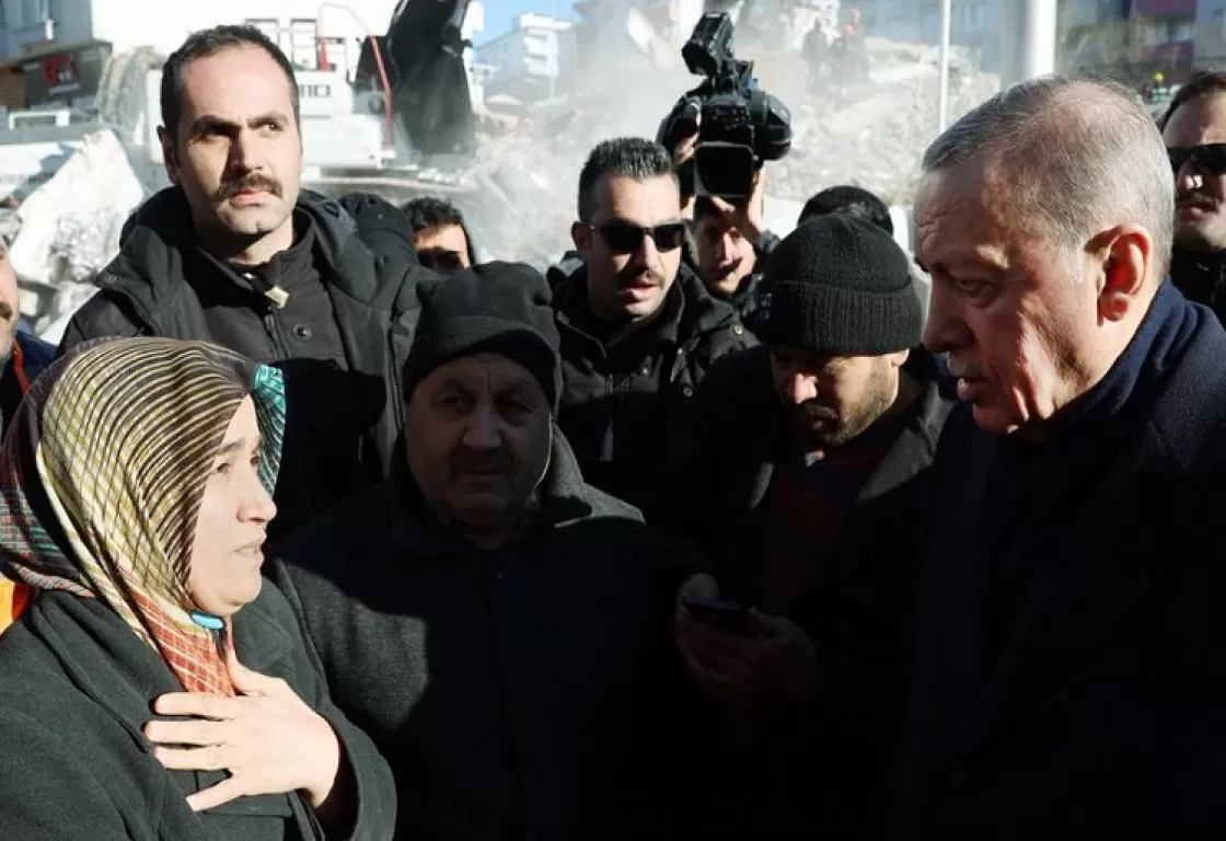 أردوغان الحالم بولاية جديدة يبدأ رسمياً حملته الانتخابية في منطقة الزلزال أردوغان الحالم بولاية جديدة يبدأ رسمياً حملته الانتخابية في منطقة الزلزال