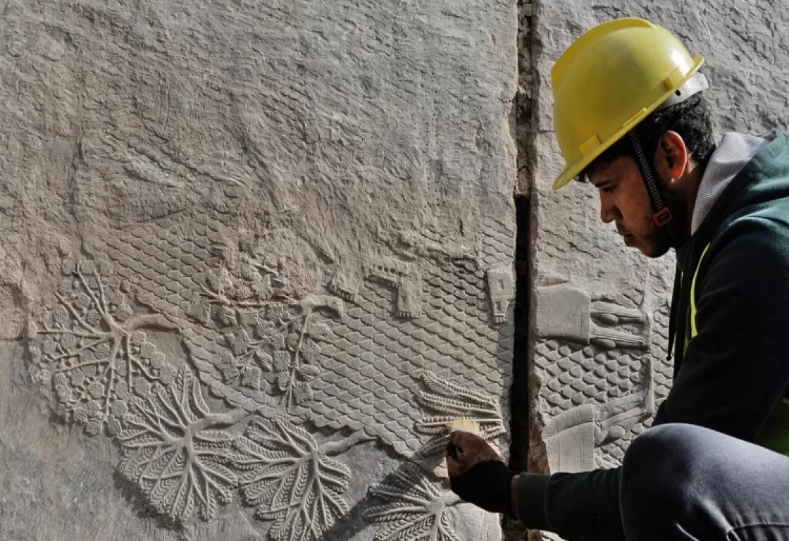 اكتشاف جداريات آشورية في الموصل تعود لأكثر من 2700 سنة اكتشاف جداريات آشورية في الموصل تعود لأكثر من 2700 سنة