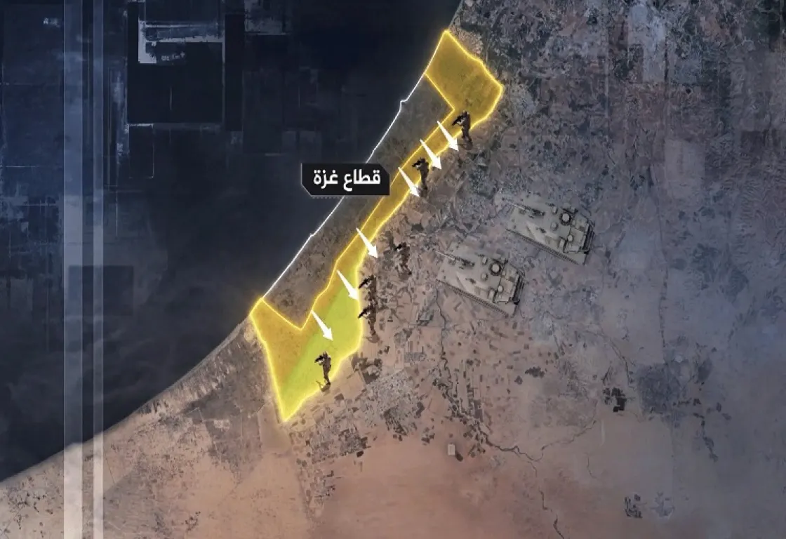غربًا؛ حيث تنتهي الخيارات... كيف دفع تمدد "الخط الأصفر" آلاف النازحين إلى غرب قطاع غزة؟