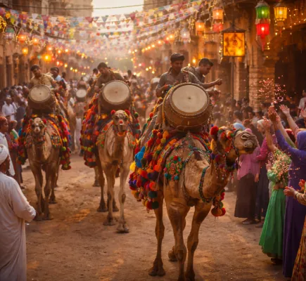 النوقارة.. احتفالات رمضانية صوفية تزين ليالي صعيد مصر
