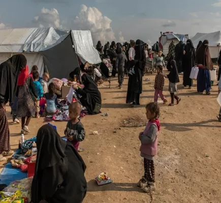 ترحيل عدد قياسي من الأجانب بمخيمات داعش في سوريا هذا العام