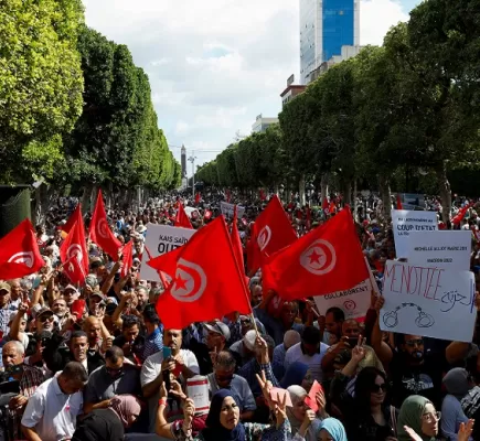 &amp;quot;خبز وماء وبن علي لا&amp;quot;... آخر شعارات الثورة التونسية التي أجهضها الإخوان