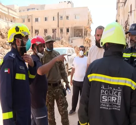 فريق البحث والإنقاذ الإماراتي يترك بصمة لا تُنسى في المغرب